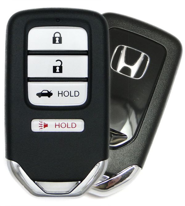 4-Button Honda Smart Key / PN: 72147-T2A-A11 / ACJ932HK1210A (OEM)