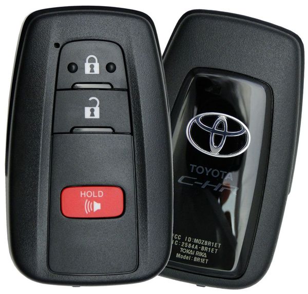 3 Button Toyota C-HR Proximity Smart Key MOZBR1ET / 89904-F4020 (OEM Refurbished)
