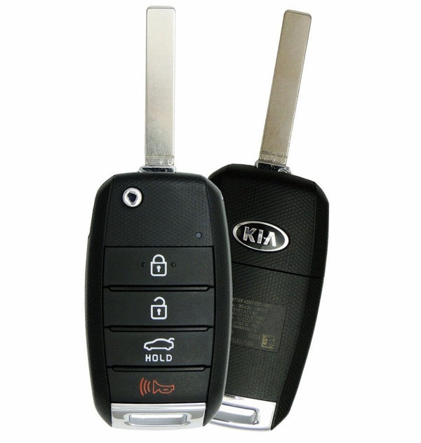 4 Button Kia Rio Flip Remote Key NYOSYEC4TX1611 / 95430-H9700 (OEM)