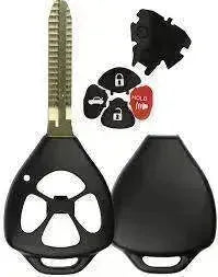 TOYOTA 4 BUTTON REMOTE KEY SHELL SKU: 907-TOY-SHELL - Southeastern Keys